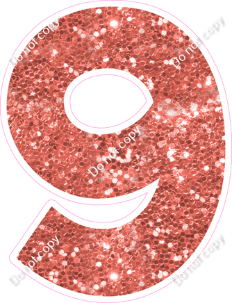 KG 30" Individuals - Coral Sparkle 9