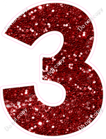 KG 30" Individuals - Crimson Sparkle 3