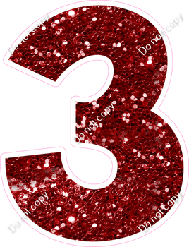 KG 30" Individuals - Crimson Sparkle 3