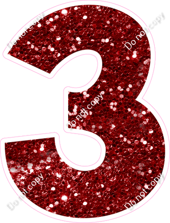 KG 30" Individuals - Crimson Sparkle 3