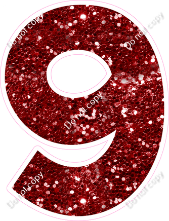 KG 30" Individuals - Crimson Sparkle 9