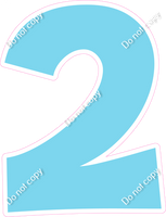 KG 30" Individuals - Flat Baby Blue 2