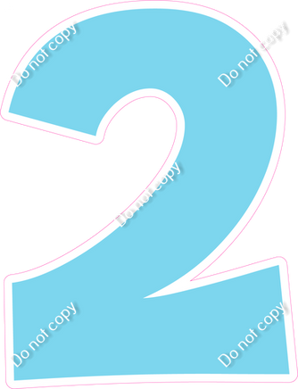 KG 30" Individuals - Flat Baby Blue 2