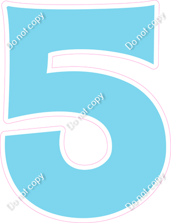 KG 30" Individuals - Flat Baby Blue 5