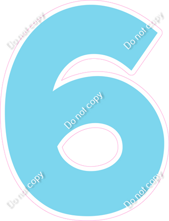 KG 30" Individuals - Flat Baby Blue 6