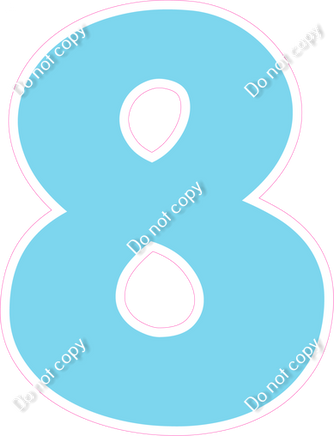 KG 30" Individuals - Flat Baby Blue 8