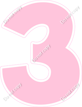 KG 30" Individuals - Flat Baby Pink 3