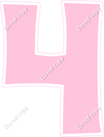 KG 30" Individuals - Flat Baby Pink 4