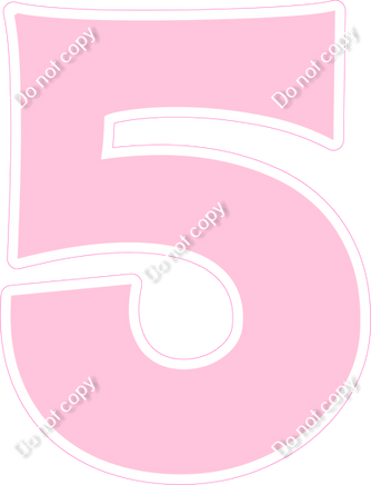 KG 30" Individuals - Flat Baby Pink 5