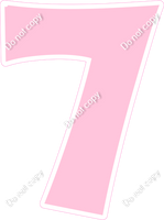 KG 30" Individuals - Flat Baby Pink 7