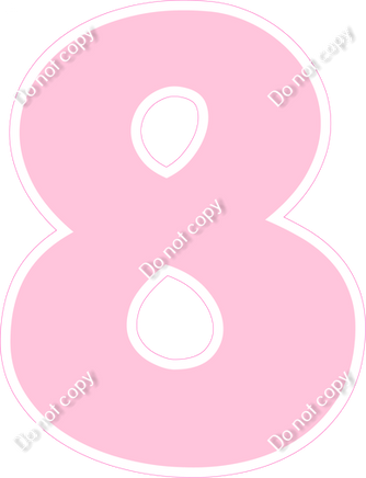 KG 30" Individuals - Flat Baby Pink 8