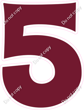 KG 30" Individuals - Flat Burgundy 5