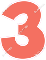 KG 30" Individuals - Flat Coral 3