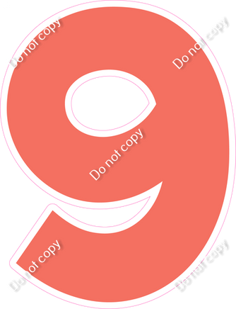 KG 30" Individuals - Flat Coral 9