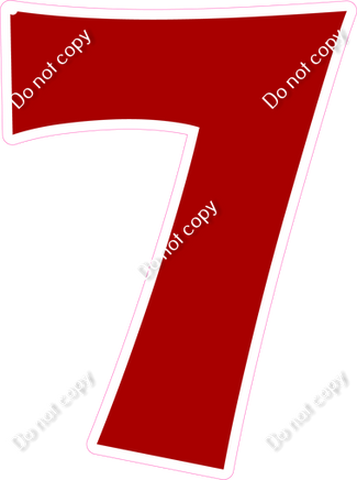 KG 30" Individuals - Flat Crimson 7