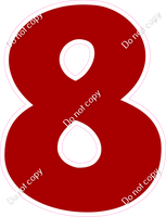 KG 30" Individuals - Flat Crimson 8