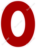 KG 30" Individuals - Flat Crimson