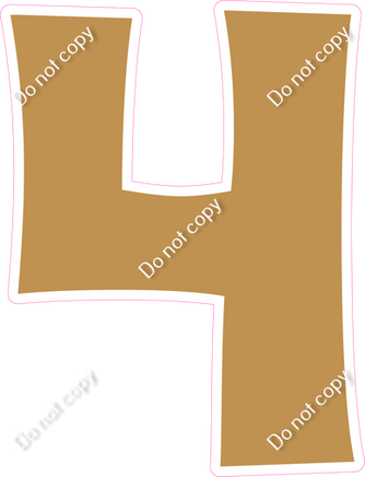 KG 30" Individuals - Flat Gold 4