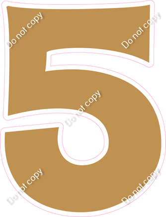 KG 30" Individuals - Flat Gold 5