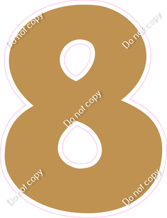 KG 30" Individuals - Flat Gold 8