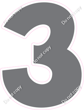 KG 30" Individuals - Flat Grey 3