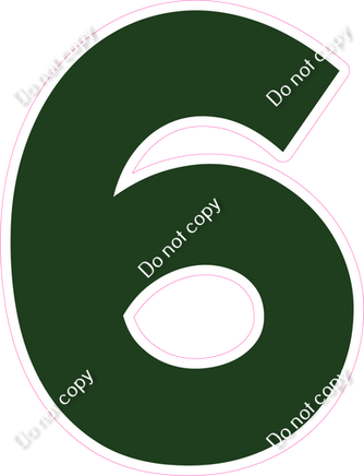 KG 30" Individuals - Flat Hunter Green 6