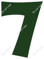 KG 30" Individuals - Flat Hunter Green 7