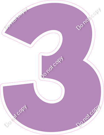 KG 30" Individuals - Flat Lavender 3