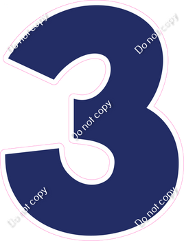 KG 30" Individuals - Flat Navy Blue 3