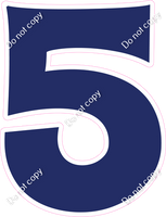 KG 30" Individuals - Flat Navy Blue 5