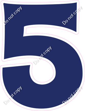 KG 30" Individuals - Flat Navy Blue 5