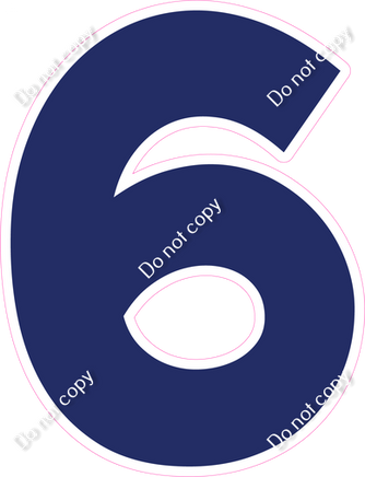 KG 30" Individuals - Flat Navy Blue 6