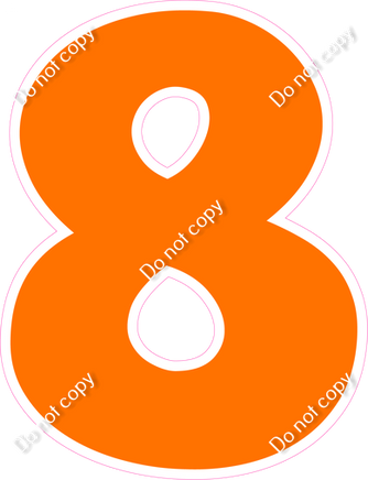 KG 30" Individuals - Flat Orange 8