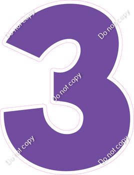 KG 30" Individuals - Flat Purple 3