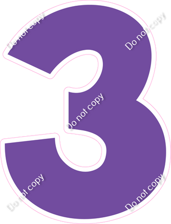 KG 30" Individuals - Flat Purple 3