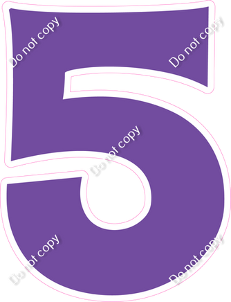 KG 30" Individuals - Flat Purple 5