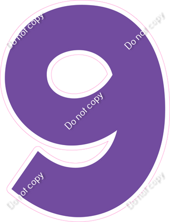 KG 30" Individuals - Flat Purple 9