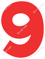 KG 30" Individuals - Flat Red 9