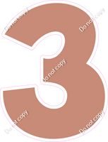 KG 30" Individuals - Flat Rose Gold 3