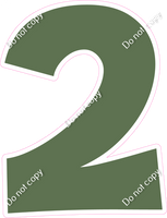 KG 30" Individuals - Flat Sage 2