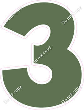 KG 30" Individuals - Flat Sage 3