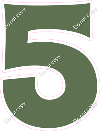 KG 30" Individuals - Flat Sage 5