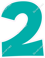 KG 30" Individuals - Flat Teal 2