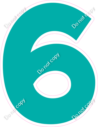 KG 30" Individuals - Flat Teal 6