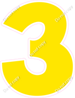 KG 30" Individuals - Flat Yellow 3