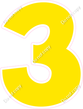 KG 30" Individuals - Flat Yellow 3