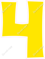 KG 30" Individuals - Flat Yellow 4