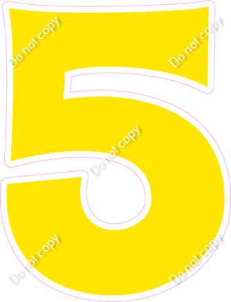 KG 30" Individuals - Flat Yellow 5