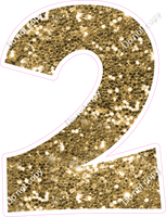 KG 30" Individuals - Gold Sparkle 2