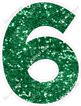 KG 30" Individuals - Green Sparkle 6